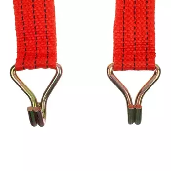 Ремень крепления груза РемоКолор 62-5-125, с крюками, с храповым механизмом 195 мм, 0,05 х 10 м