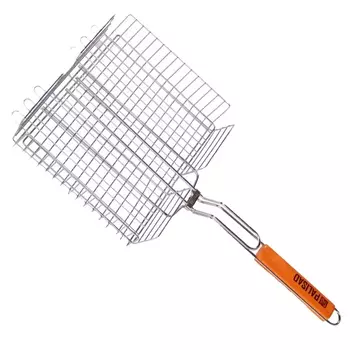 Решетка-гриль Palisad 69554, 260х320х65 мм, объемная, хромир., Camping,