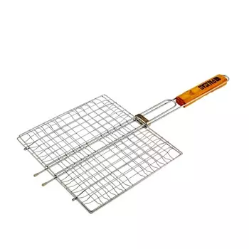 Решетка-гриль Palisad Camping 69555, 270х240 мм, хромированная