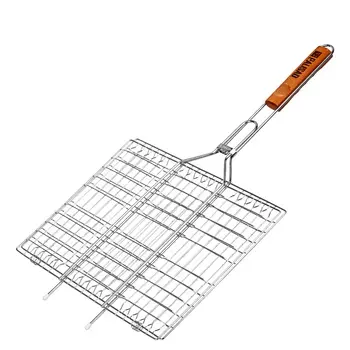 Решетка-гриль Palisad Camping 69558, 300х400 мм, хромир.