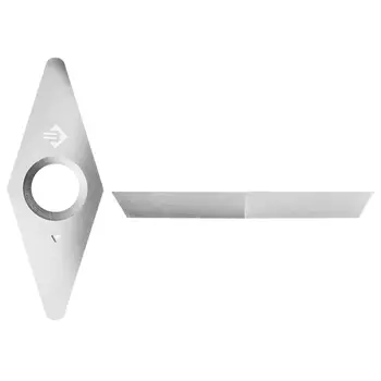 Резец Зубр "ЭКСПЕРТ" 18372, сменный твердосплавный для набора 18371-H3 тип "Ромб" 27х10мм, 2 рабочие грани