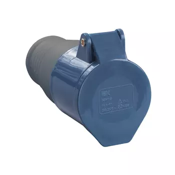 Розетка кабельная IEK ССИ-223 (32 А, 220 В, 2P+PE, IP44) PSR21-032-3