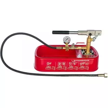 Ручной насос для опрессовки труб Rothenberger RP-30 61130 (с манометром)