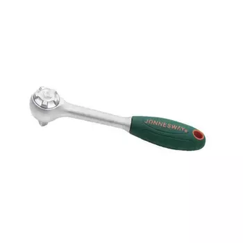 Рукоятка трещоточная с двойным храповиком Jonnesway R5502 049125, 1/4"DR, 72 зубца