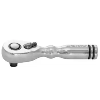 Рукоятка трещоточная укороченная Jonnesway R3802 047171, 1/4"DR, 48 зубцов, 90 мм