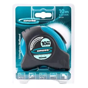 Рулетка Gross "Schlagfest" 31115 (10 м, 25 мм)