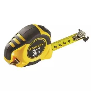 Рулетка магнитная Stanley MAX STHT0-36121 (3 м, 19 мм, обрезиненный корпус)