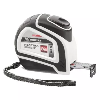 Рулетка Matrix Autostop 32553, 8 м х 25 мм
