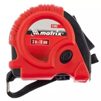 Рулетка Matrix Rubber 31003 (3 м, 16 мм)