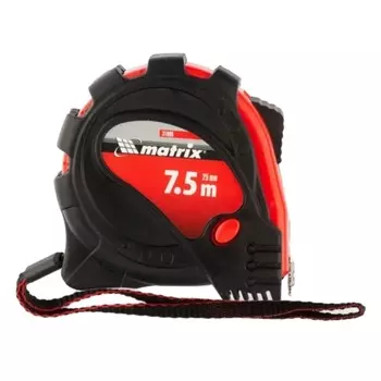 Рулетка Matrix Status magnet 3 fixations 31006, 7,5м х 25мм