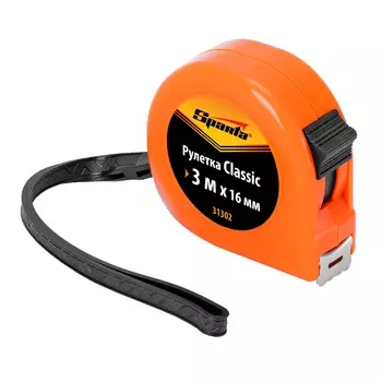 Рулетка Sparta Classic 31302, 3 м х 16 мм, пластиковый корпус