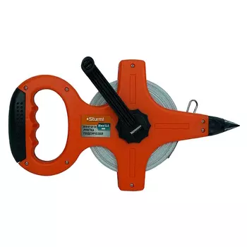 Рулетка Sturm 2010-07-GP-30, 30м геодезическая, открытый корпус