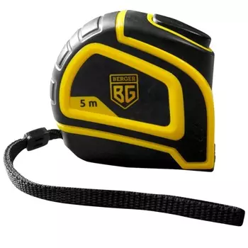 Рулетка ударопрочная с автостопом Berger BG1758 (5 м x 25 мм)