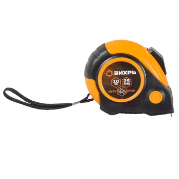 Рулетка Вихрь 73/11/1/6 10мх25 мм автостоп