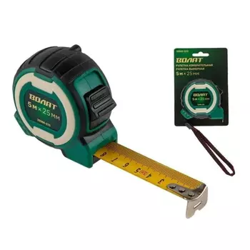 Рулетка Волат 20060-525, 5м/25мм двухкомпон. корп.