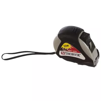 Рулетка в обрезиненном корпусе Thorvik SMT1025 052895, 10 м
