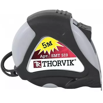 Рулетка в обрезиненном корпусе Thorvik SMT519 52389 5х19мм
