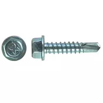 Саморез для фасадных систем Starfix SMP2-72601-150, 4.8х16 мм, цинк, DIN 7504-K (150 шт в пласт. конт.)