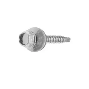 Саморез кровельный Starfix SM-89103-3000, 6.3х25 мм цинк, шайба с прокл., PT3 (3000 шт в коробе)