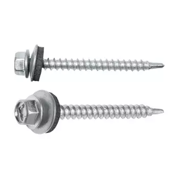 Саморез кровельный Starfix SMC2-83822-150 4.8х38 мм цинк, шайба с прокл., PT1 (150 шт.)