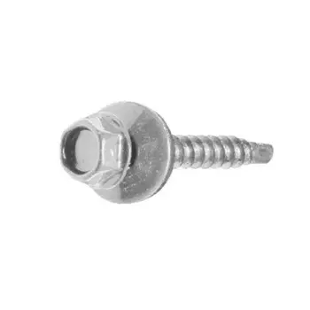 Саморез кровельный Starfix SMC3-81129-150, 5.5х51 мм, цинк, шайба с прокладкой, PT3, 150 шт. в картонной упаковке