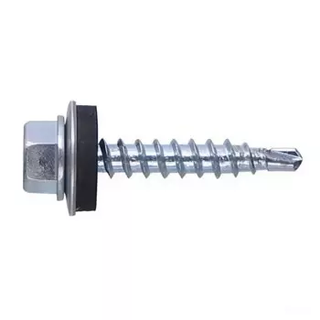 Саморез кровельный Starfix SMC3-89208-30 6.3х130 мм цинк, шайба с прокл., PT3 (30 шт.)