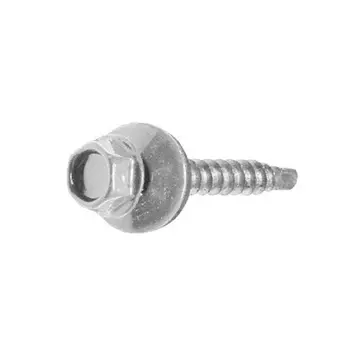 Саморез кровельный Starfix SMP2-48702-70, 4.8х35 мм цинк, шайба с прокл., PT1, RAL 3011 (70 шт в пласт. конт.)