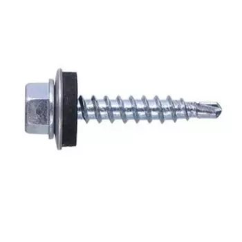 Саморез кровельный Starfix SMP2-81110-50, 5.5х32 мм цинк, шайба с прокл., PT3 (50 шт в пласт. конт.)