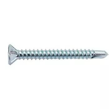 Саморез оконный Starfix SMC3-80895-1000, 3.9х32 мм белый цинк, частая резьба, со сверлом (1000 шт в карт. уп.)