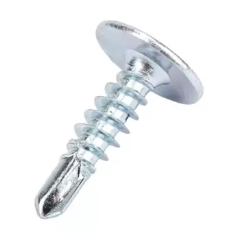 Саморез Starfix SMC2-50342-1000, 4.2х16 мм с прессшайбой, цинк, со сверлом (1000 шт в картонной упаковке)