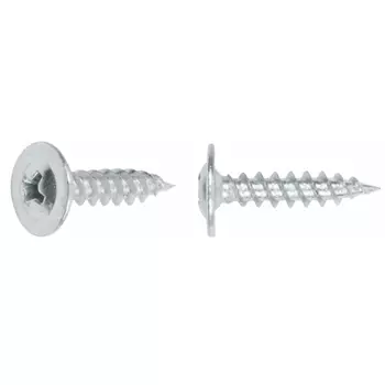 Саморез Starfix SMP1-32765-200, 4.2х14 мм с прессшайбой, цинк, острый (200 шт в пласт. конт.)