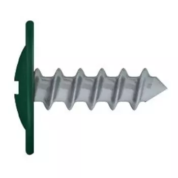 Саморез Starfix SMP1-39904-150, 4.2х16 мм с прессшайбой, цинк, острый, RAL 6005 (150 шт в пластиковом контейнере)
