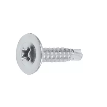 Саморез Starfix SMP1-50339-200, 4.2х13 мм, с прессшайбой, цинк, со сверлом (200 шт)