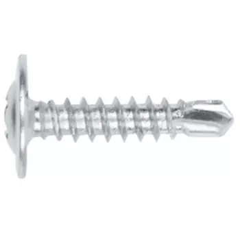 Саморез Starfix SMP1-50377-50, 4.2х51 мм с прессшайбой, цинк, со сверлом (50 шт в пластиков контейнере)