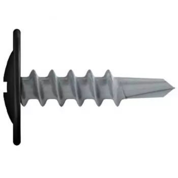 Саморез Starfix SMP1-50905-150, 4.2х16 мм с прессшайбой, цинк, со сверлом, RAL 9005 (150 шт в пластиковом контейнере)