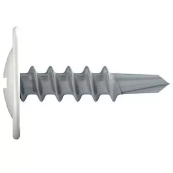 Саморез Starfix SMP1-55674-150, 4.2х16 мм с прессшайбой, цинк, со сверлом, RAL 9003 (150 шт в пластиковом контейнере)