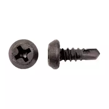 Саморез Starfix SMP1-91682-200, 3.8х11 мм для лист. металла, фосфат, со сверлом (200 шт в пласт. конт.)