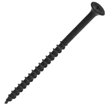 Саморез Starfix SMP4-42419-70, 4.8х152 мм, для монтажа ГКЛ к дереву, фосфат (70 шт в пласт. конт.)