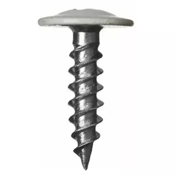 Саморез Starfix SMZ1-51229-50, 4.2х16 мм с прессшайбой, цинк, острый, RAL 9003 (50 шт в зип-локе)