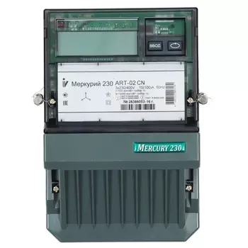 Счетчик электроэнергии Инкотекс Меркурий 230 ART-02 CN М0000051820 53102 (3Ф, 1/2 точн., цифровой)