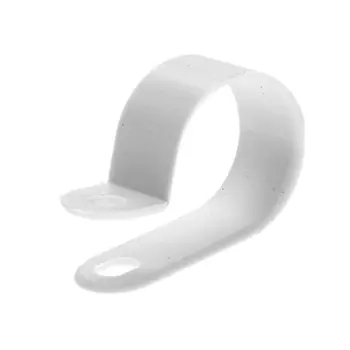 Серьга для кабеля Starfix SMC1-65308-100, 9 мм белая (100 шт в карт. уп.)