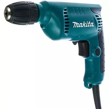 Сетевая дрель Makita 6413 (безударный тип, мощность 450 Вт, максимальный диаметр сверления металла 10 мм)