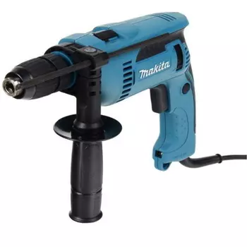 Сетевая дрель по металлу Makita HP 1641F (680 Вт, ударный тип)