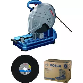 Сетевая монтажная пила по металлу Bosch GCO 14-24J 0.601.B37.200 (мощность 2400 вт, оснастка 355 мм, 3800 оборотов/мин)