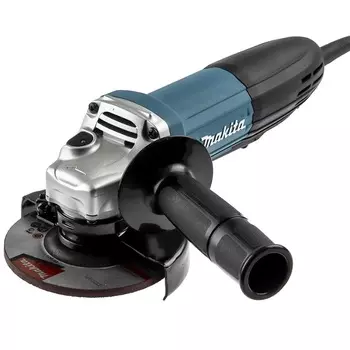 Сетевая УШМ Makita GA4534 (диаметр 115 мм, вес инструмента 1.9 кг, питание от сети, ключ)