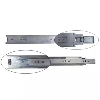 Шариковая направляющая полного выдвижения Starfix SMF-10426, 400х45 мм, цинк, 2 шт.