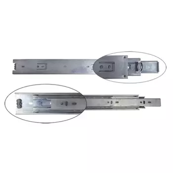 Шариковая направляющая полного выдвижения Starfix SMF-10427, 450х45 мм, цинк, 2 шт.