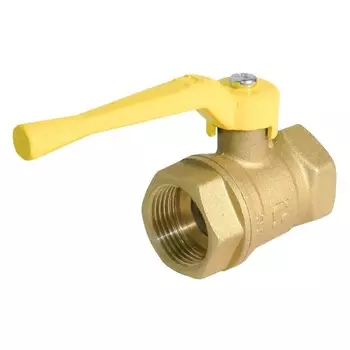 Шаровой газовый кран Баз 11Б27п Ду 15 А10, г/г, рычаг