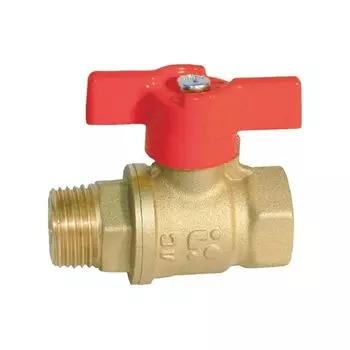 Шаровой кран латунный Баз 11Б27п1 Ду 15 А31/1, г/ш, бабочка