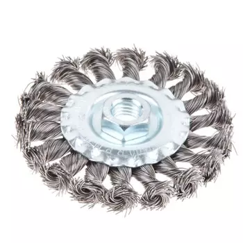 Щетка дисковая Gepard GP0890-100, косичка, 100мм/M14